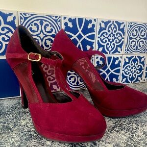 Burgundy Heels